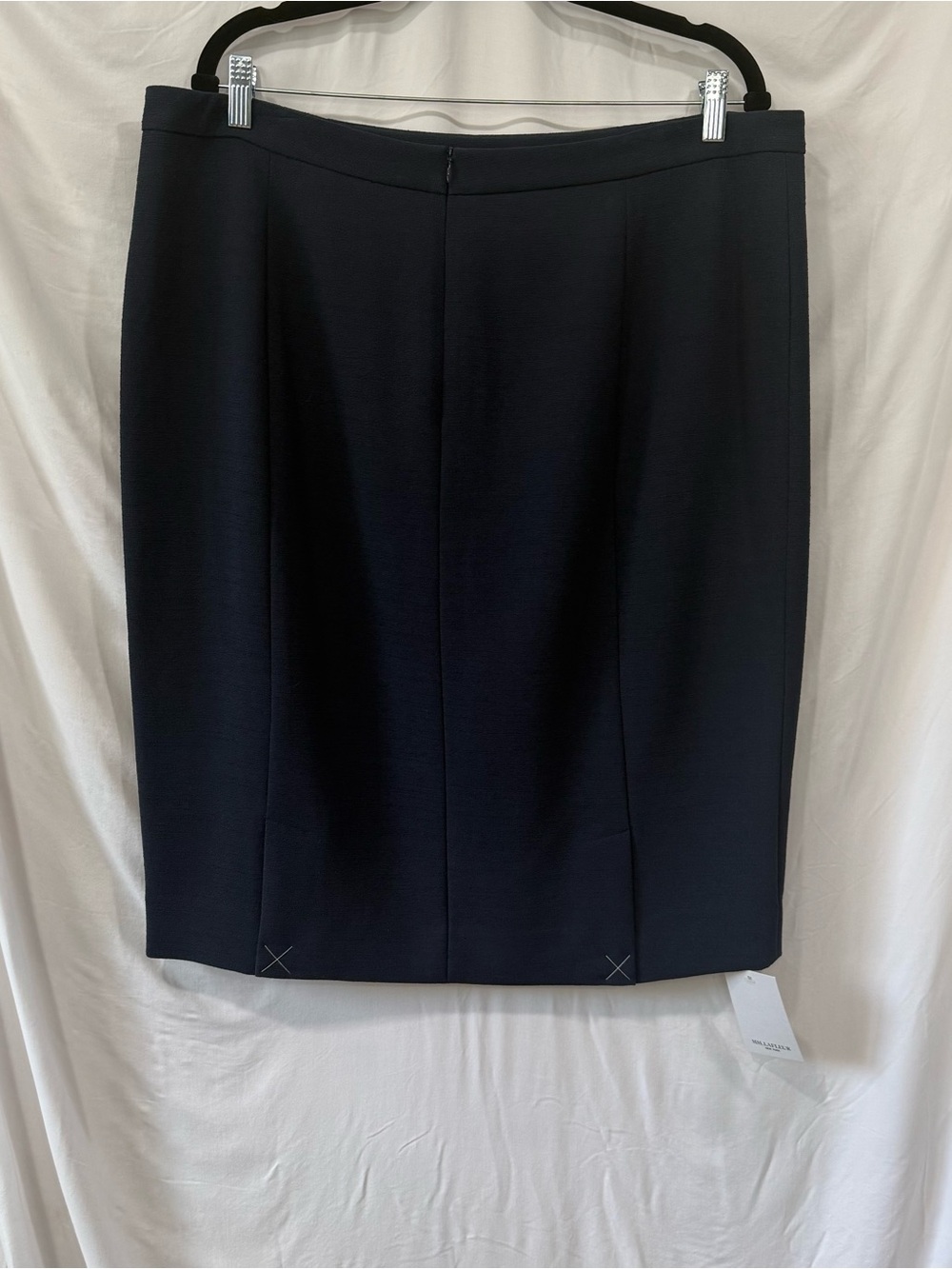 NWT MM LaFleur Cobble Hill Pencil Skirt in Galaxy Blue - Picture 9 of 9